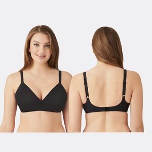 Wacoal 852189 How Perfect Wireless Lined T-Shirt Bra size 34DDD black